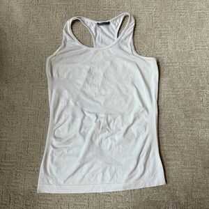 Oiselle White Racerback Tank Top